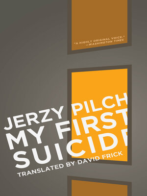 cover image of My First Suicide